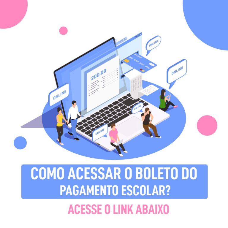 Como acessar o boleto do pagamento escolar?