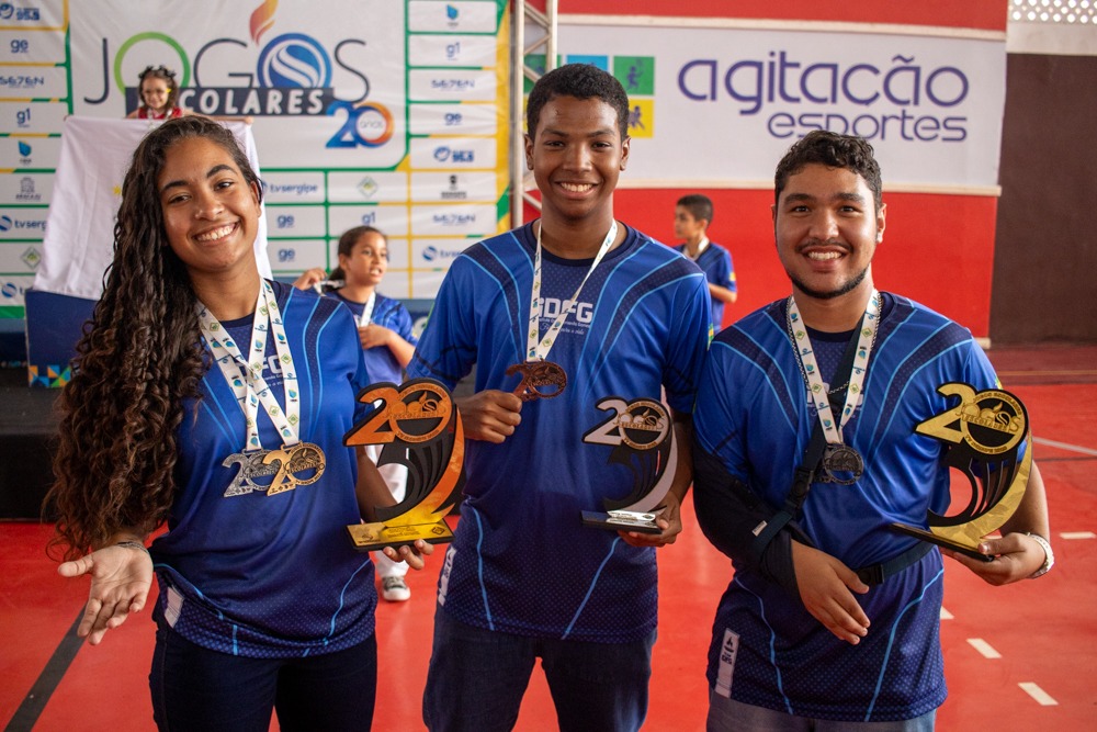 IDFG CONQUISTA 189 MEDALHAS NOS JOGOS ESCOLARES DA TV SERGIPE